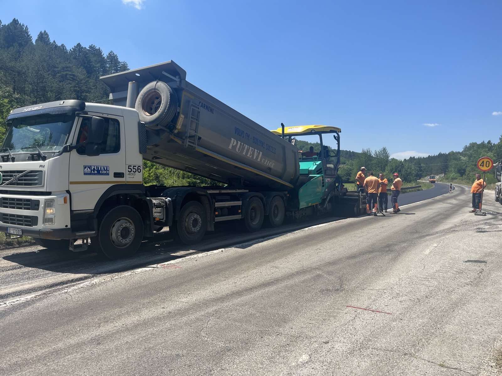 Putevi Užice | Rehabilitacija puta Sušica - Kremna