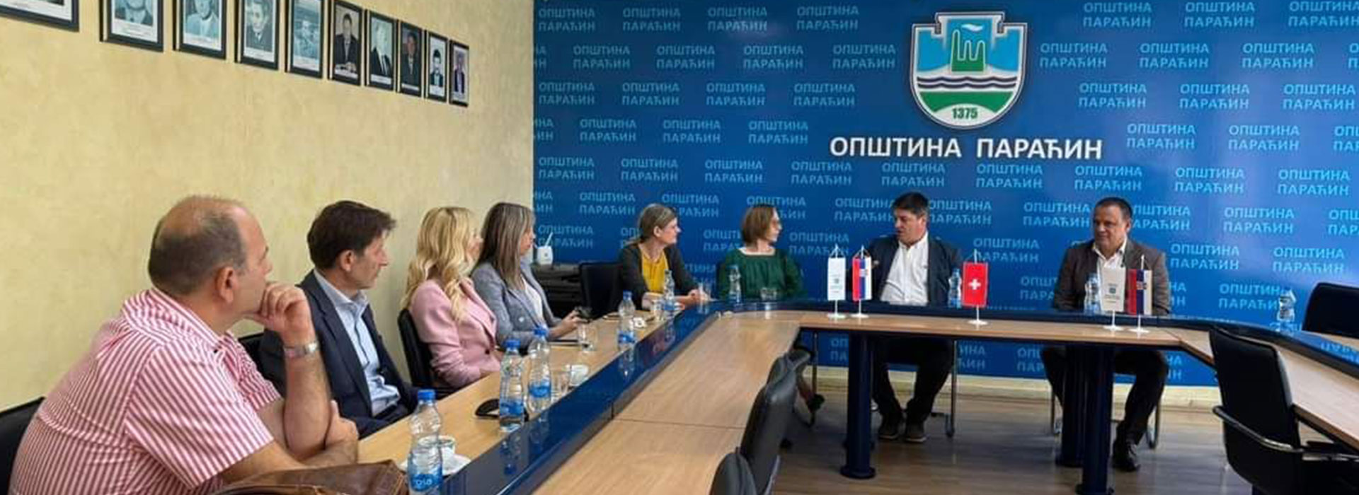 Putevi Užice | Poseta delegacije Vlade Švajcarske Opštini Paraćin