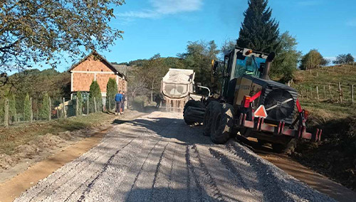 Putevi Užice | Završeni radovi na deonici Kostojevići-Varda u opštini Bajina Bašta