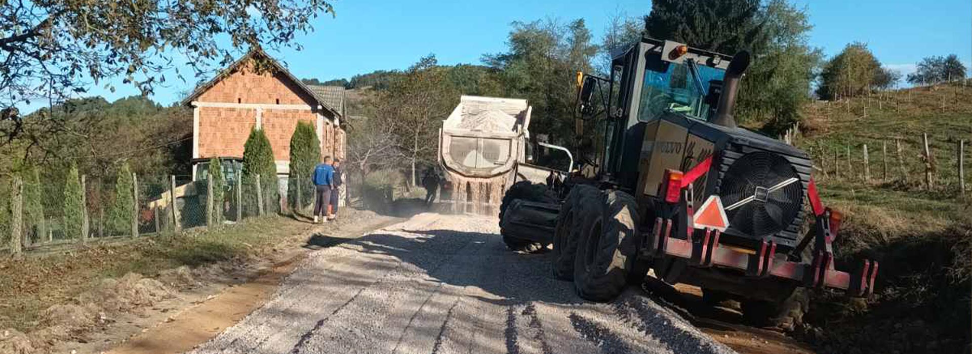 Putevi Užice | Započeti radovi na deonici Kostojevići-Varda u opštini Bajina Bašta