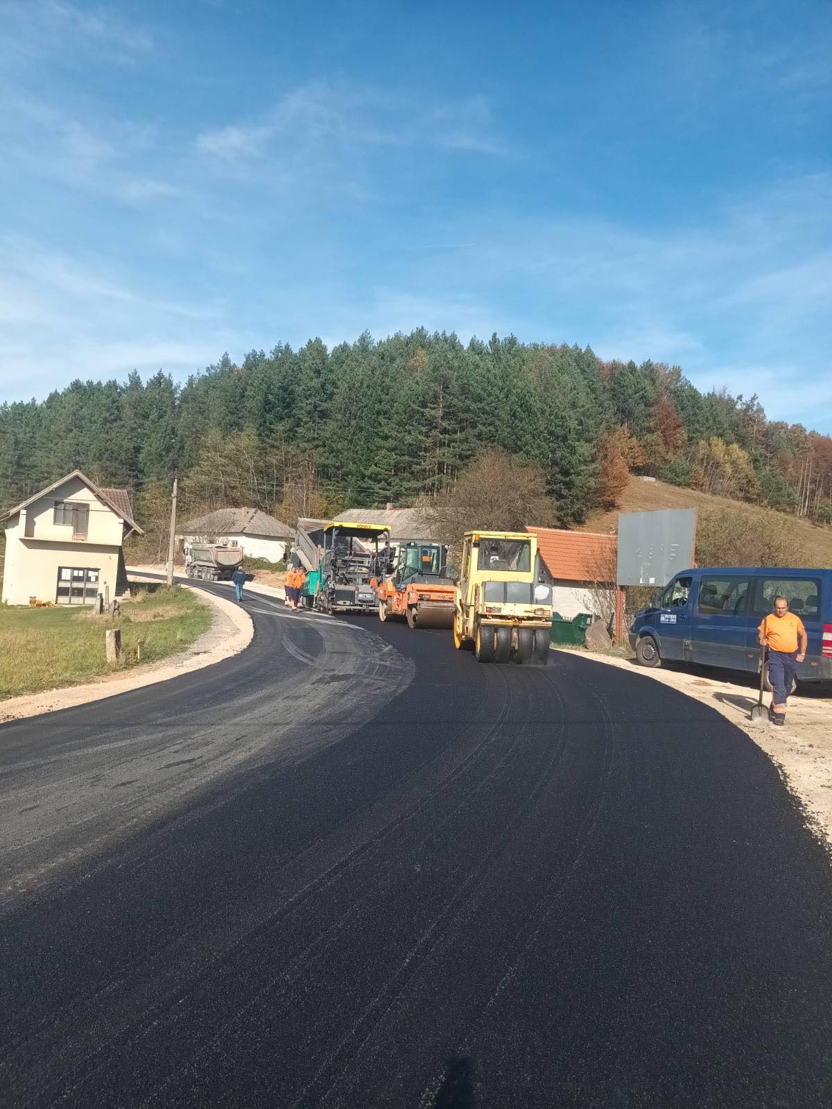Putevi Užice | Završeni radovi na deonici Kostojevići-Varda u opštini Bajina Bašta